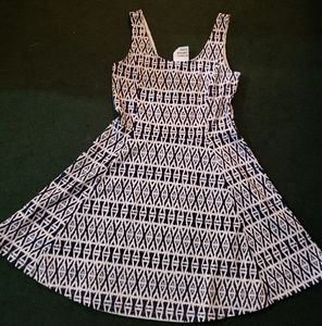 Black and white dress